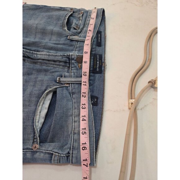 Lucky Brand Mens 363 Straight Leg Jeans 29x30 Vintage Light Wash Cotton Denim - Picture 8 of 13